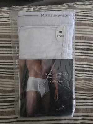 Munsingwear Kangaroo Pouch Men Full Rise Briefs Underwear 2-Pack Size 48 New