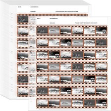 100 Pcs 35mm Film Negative Sleeves Film Binder Storage for 135 35mm Size Negativ