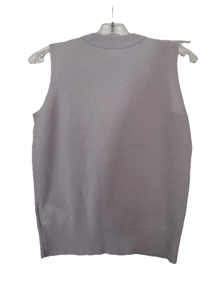Madewell 100% кашемир свитер жилет женщин XS серый роскошь капсулы гардероб - Изображение 4 из 4