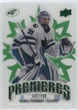 2024-25 Upper Deck Ice Ice Premieres Emerald Green /199 Georgi Romanov #159 e9y