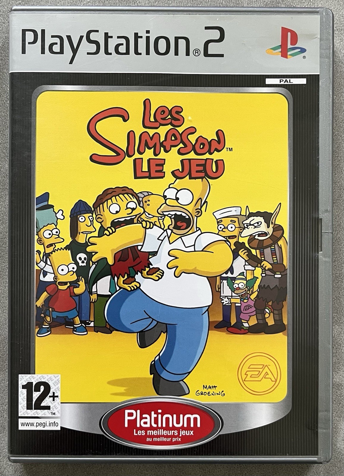 SONY - PLAYSTATION - PS2 - Les Simpson : Le Jeu - PAL FR - COMPLET - PLATINUM 