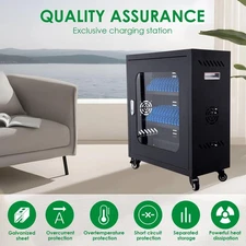 Mobile Phone Charging Cart 30-Port Charging Station Phone Charging Cabinet 