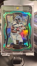 2017 Panini Select Chris Carson Premier Level Die-Cut #192 Gold Prizm 5/5 Rookie