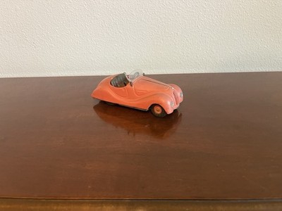 Schuco Examico 4001 Wind-Up Tin Car Germany 1950s Works w/ Key