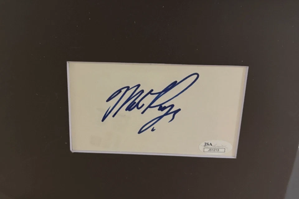 Mike Piazza - 12x18" Framed Signed Card and 8x10 Art Print Mets HOF Auto JSA COA - Image 4 of 4