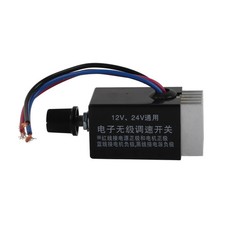 Universal DC Motor Speed Controller Switch 12V/24V For Car Truck Fan Heater