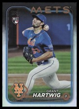 2024 Topps #130 Grant Hartwig New York Mets Baseball Card