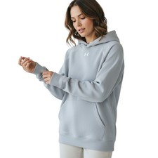Under Armour Womens Sweatshirt Size S Light Grey Rival Fleece Oversized Active