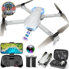 Drone with 1080P Camera for Beginners and Adults, Foldable Remote Control Quadco