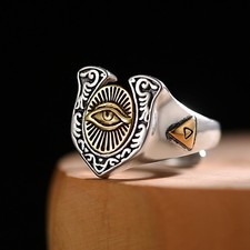 Retro Hip Hop Ring For Men Trendy Korean Ins Urban Style Daily Street Finger HOT