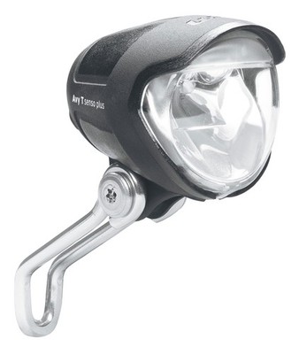 B&M Dynamo-Scheinwerfer Lumotec IQ Avy N Befestigung: Gabelkrone, schwarz, An-/A