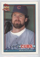 1991 Topps Factory Set Collector's Edition (Tiffany) Rick Sutcliffe #415 0j0