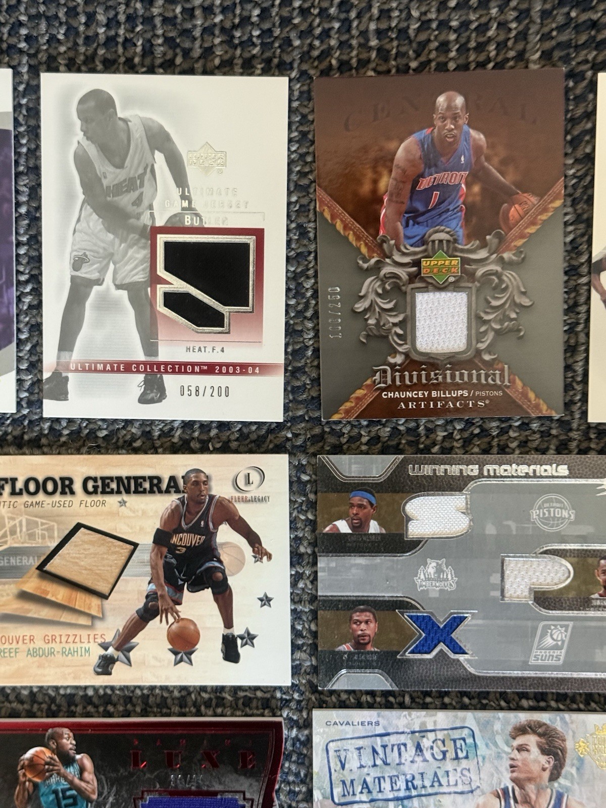 27 Card Game Used Worn Jersey Relic Card NBA Basketball Lot Superstars view 4