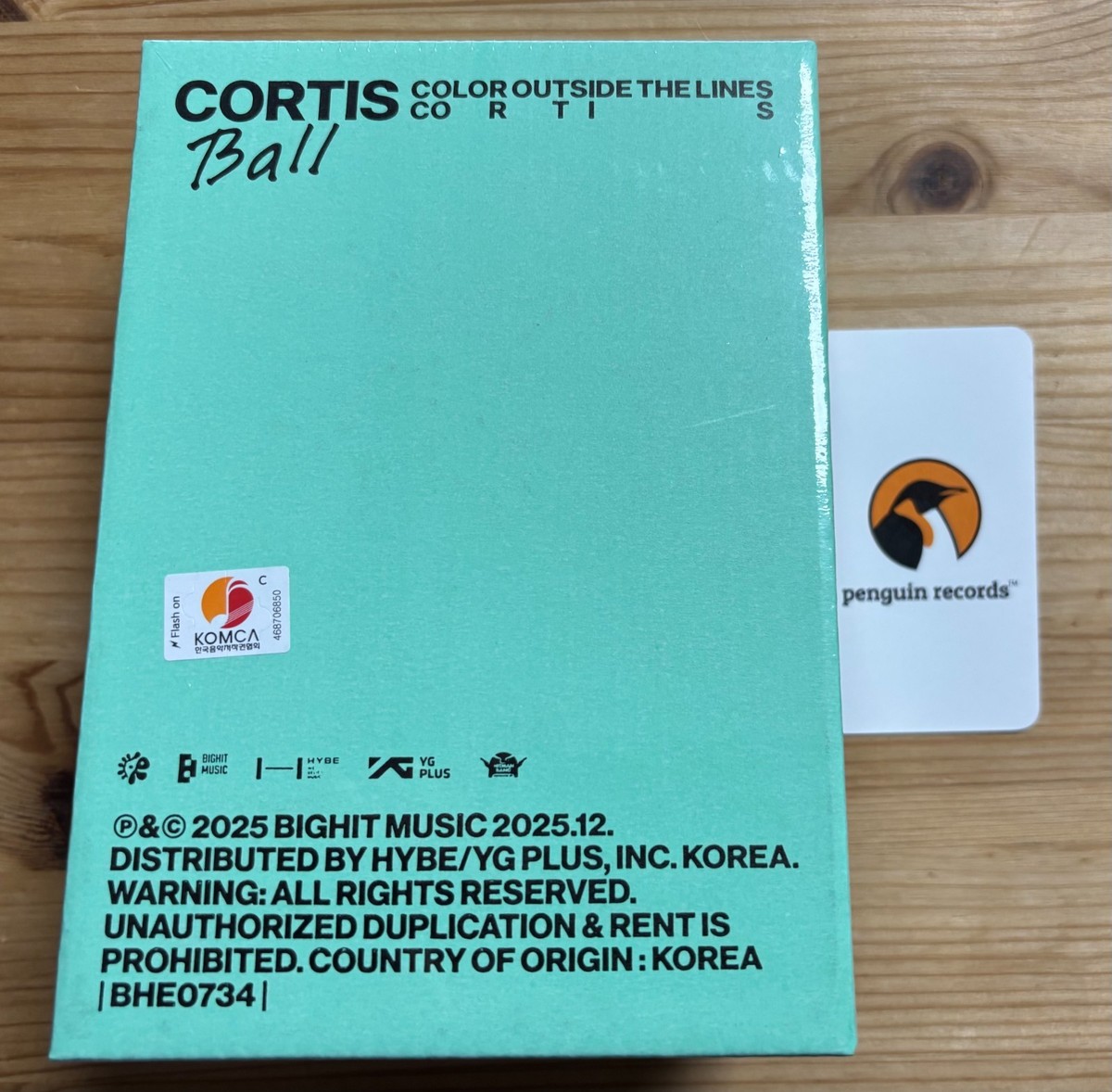 CORTIS - The 1st EP COLOR OUTSIDE THE LINES CORTIS Ball ver. BRAND