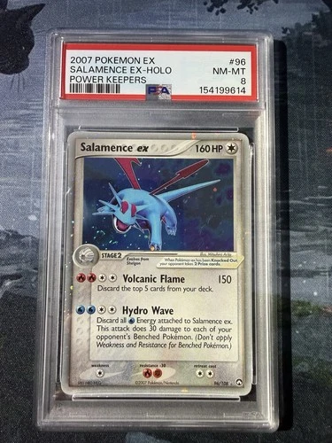 Pokémon Power Keepers Salamence EX #96 PSA 8 NM-MT Ultra Rare Holo