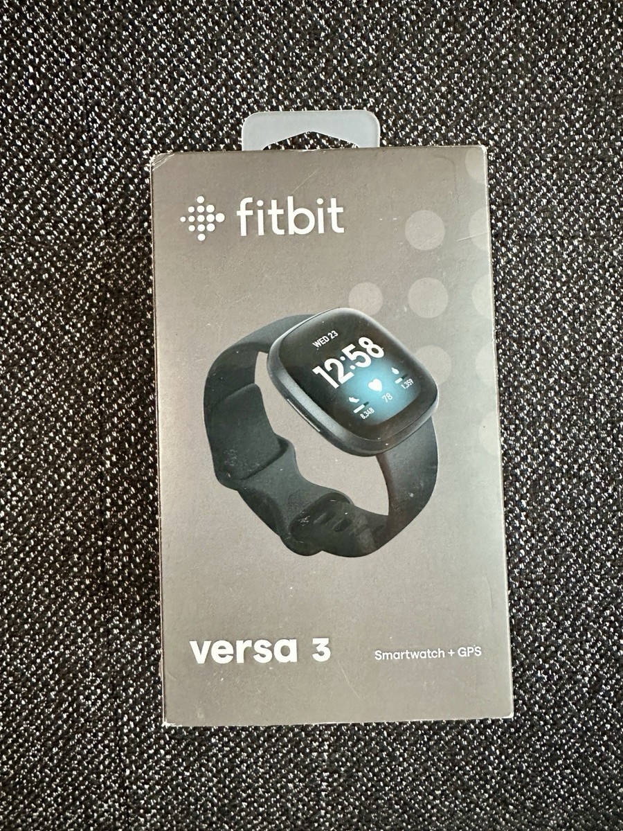 Fitbit Versa3 FB511BKBK-FRCJK GPS搭載 Fitbit Fitbit Versa3 GPS搭載 スマートウォッチ Black ブラック