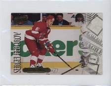 1997-98 Donruss Priority Postcards Sergei Fedorov #15 HOF 0b3