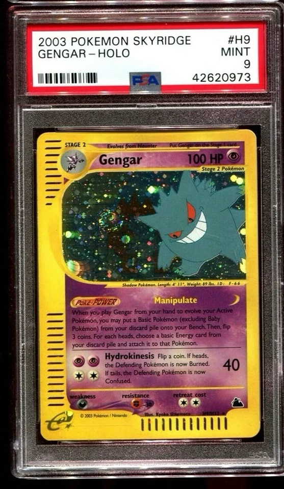 CARTÃO POKÉMON GENGAR CLASSIFICADO! CARTÕES POKÉMON CLASSIFICADOS! ÓTIMO PRESENTE! - Imagem 2 de 4