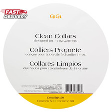Gigi Clean Collars for 14-Ounce Wax Warmers, 50 Pieces
