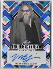 MARK BOONE JUNIOR 2022 LEAF POP CENTURY AUTO AUTOGRAPH CARD #12/15!