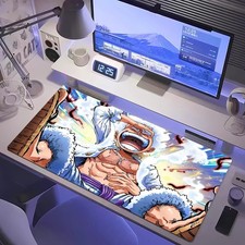 One Piece Keyboard Desk Mat Large Mouse Mat Locked Edge 60cm x 30cm
