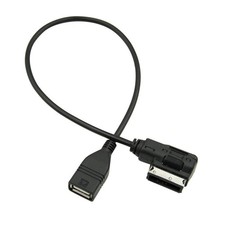 Popular USB Music Interface Ami MMI Aux Mp3 Cable Adapter Changer for Black