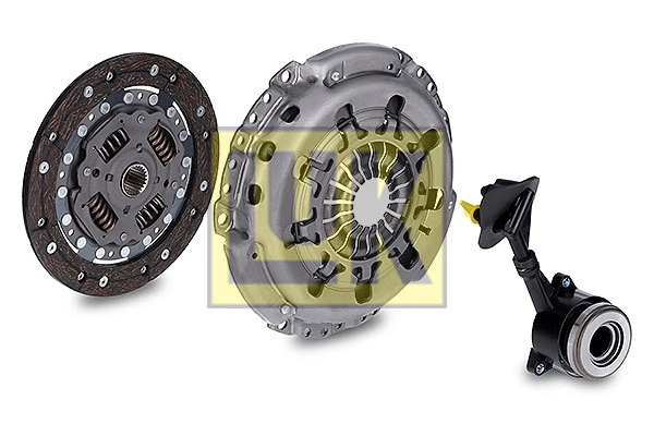 Clutch Kit 3pc (Cover+Plate+CSC) 210mm 621212733 LuK 1030482 1478806 7113400 New - Image 2 of 4