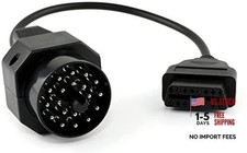 Obd2 Female to 20 Pin Extension Convert Adapter OBD1 to OBD II Cable for gray