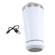 USB 16Oz Thermal Bluetooth Tumbler Reusable Stainless Steel Wall Tumbler2743