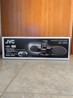 JVC XS-SR3 iPod iPhone Speaker Dock Dolby Virtual Surround Open Box Pristine