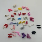 Vintage Barbie Doll Shoes ~ Multicolor MULES , Heeled, Pilgrim, Flats SHOES Lot