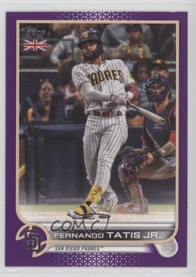 2022 Topps UK Edition Purple 38/50 Fernando Tatis Jr #196 0s2