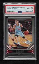 2019-20 Panini Chronicles Playbook Tyler Herro #185 PSA 8 1k54