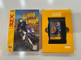 Moto Cross Championship (Sega 32X, 1994) Authentic Game in Box (No Manual) EX/NM