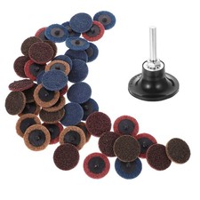 45PC 2Inch Sanding Discs Pad With 1/4 Inch Holder Grinder Kit 0.69 per disc