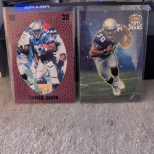 Ahman Green 1998 Topps Stars Silver Rookie Card /3999 #18 (+playoff) Seahawks NU. rookie card picture