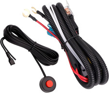 12V Air Horn Wiring Kit - Button Switch, Harness, Relay Kit for Car Truck - Gril