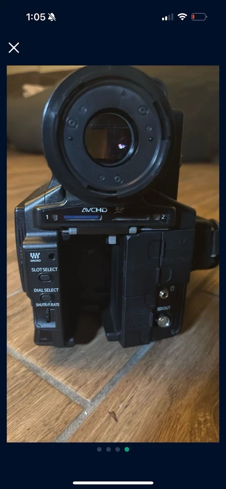 Panasonic AVCCAM AG-HMC150P 3CCD Camera with Battery and Charger - Image 4 of 4