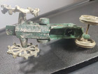 Vtg Cast Iron Country Farm Tractor Toy Green W/ Gray Wheels Apx 8”x4.5” — photo 4