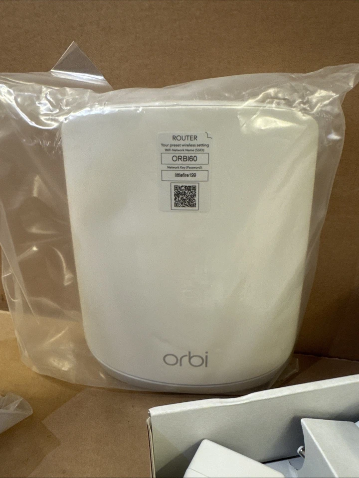 NETGEAR Orbi RBR760 Router WiFi 6 Tri-Band Mesh System & RBS760 Satellite - New - Image 2 of 4