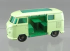 Vintage 1960's Matchbox Lesney No.34 Diecast Green Volkswagen Caravette Bus Van