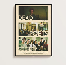 Dead Poets Society 80s Vintage John Keating Todd Anderson Home Wall Decor Poster