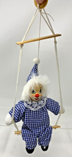 Marionette Clown String Puppet Doll Clown On Swing