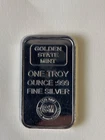 1 oz. Golden State Mint Silver Bar .999 Fine Silver