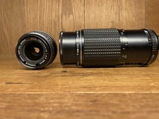 *2 Lens Set : Near Mint* SMC Pentax M 28mm F/3.5 Wide Angle 80-200mm F/4.5 Zoom