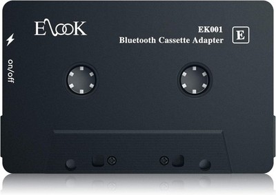Elook Car Audio Receiver, Bluetooth Cassette Receiver Tape Aux Adapter Player wi