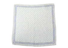 SUITSUPPLY Pocket Square Men's ONE SIZE square Grey Patterned