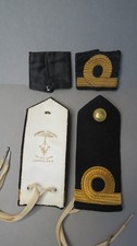 Vtg Royal Navy Sub Lieutenant Rank Straps Epaulettes & Jumper Slip ons J.Starkey