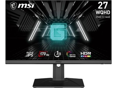 MSI 27'' QHD 2K 1440P 170HZ Rapid IPS with AMD FreeSync Premium & Nvidia G-Sync