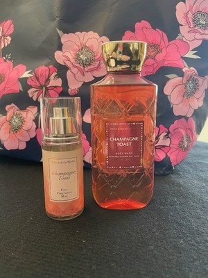 Bath & Body Works Champage Toast Body wash 10oz + 2.5oz body mist (good stuff)